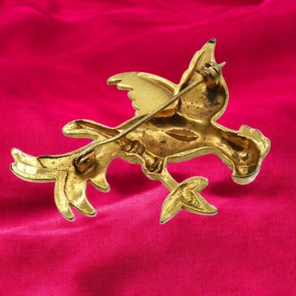 Vintage Parrott Pin Gold Tone Bird Avian - Picture 3 of 5